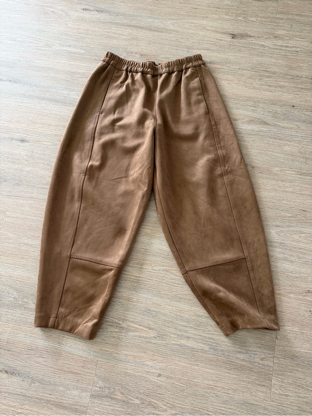 Super Trendy!! Elastic-Waist Barrel Pants